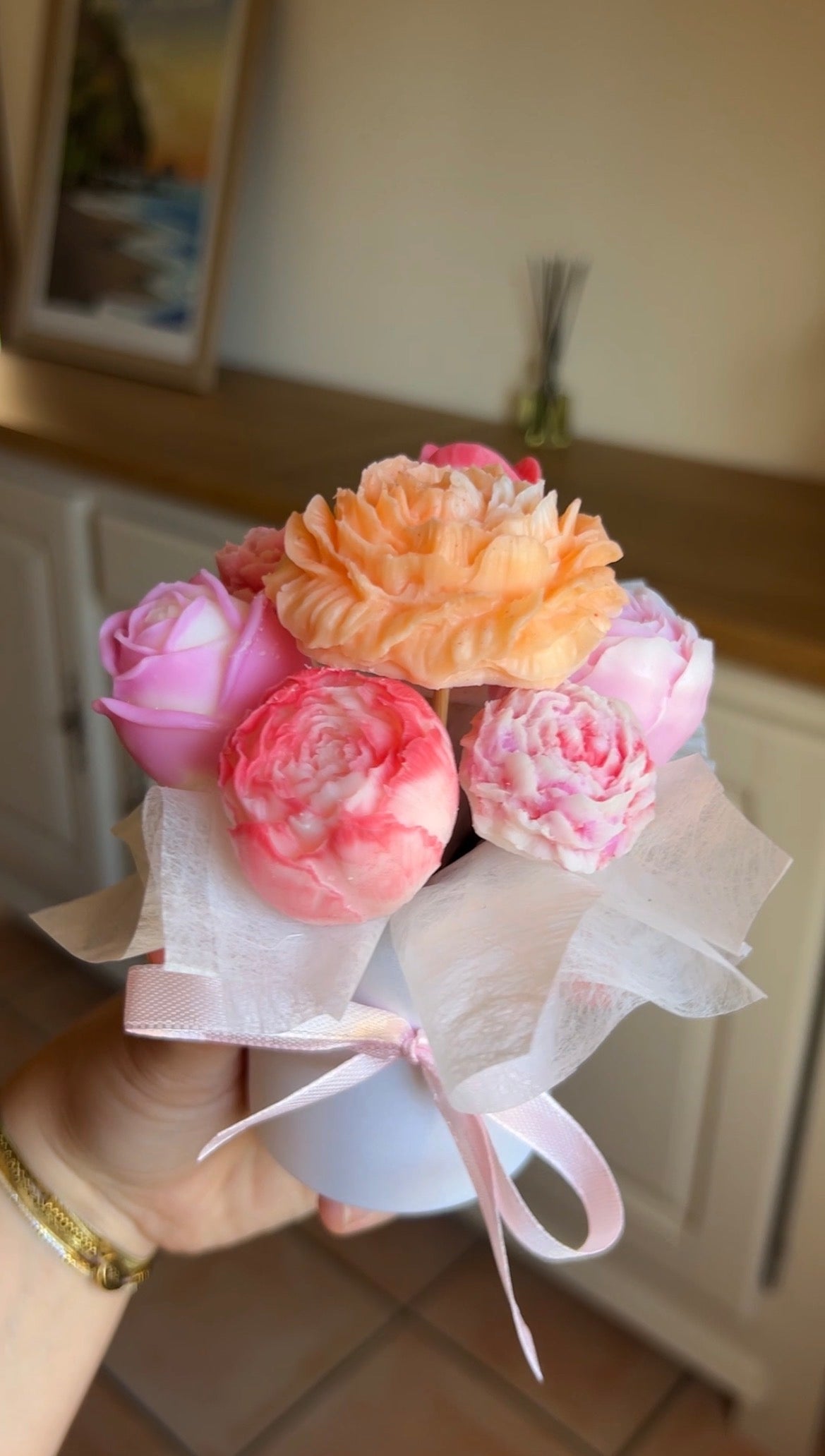Atelier bougie Aix en Provence, bouquet de fondants parfumés