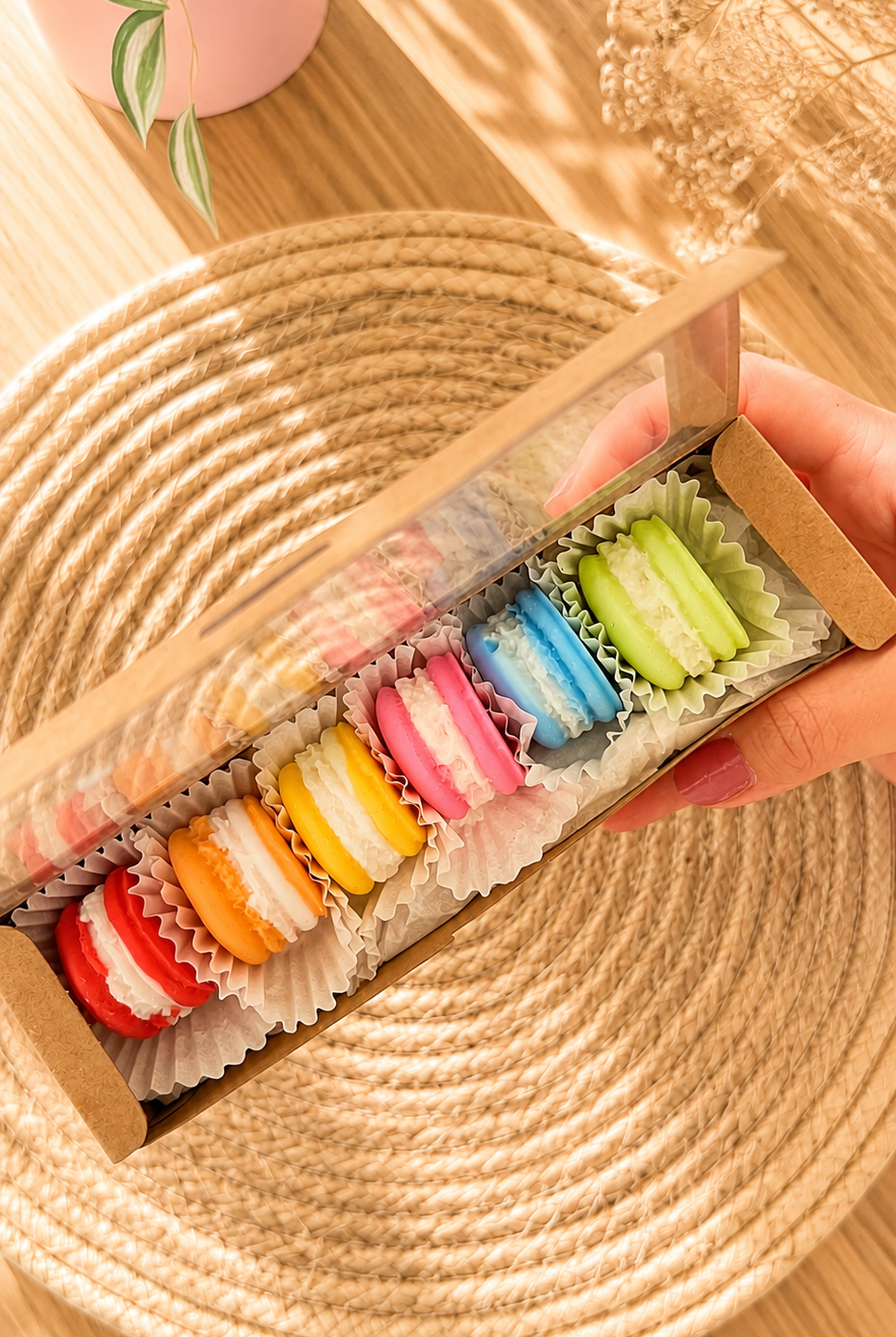 Cadeau pour ATSEM avec fondants parfumés et étiquette personnalisée