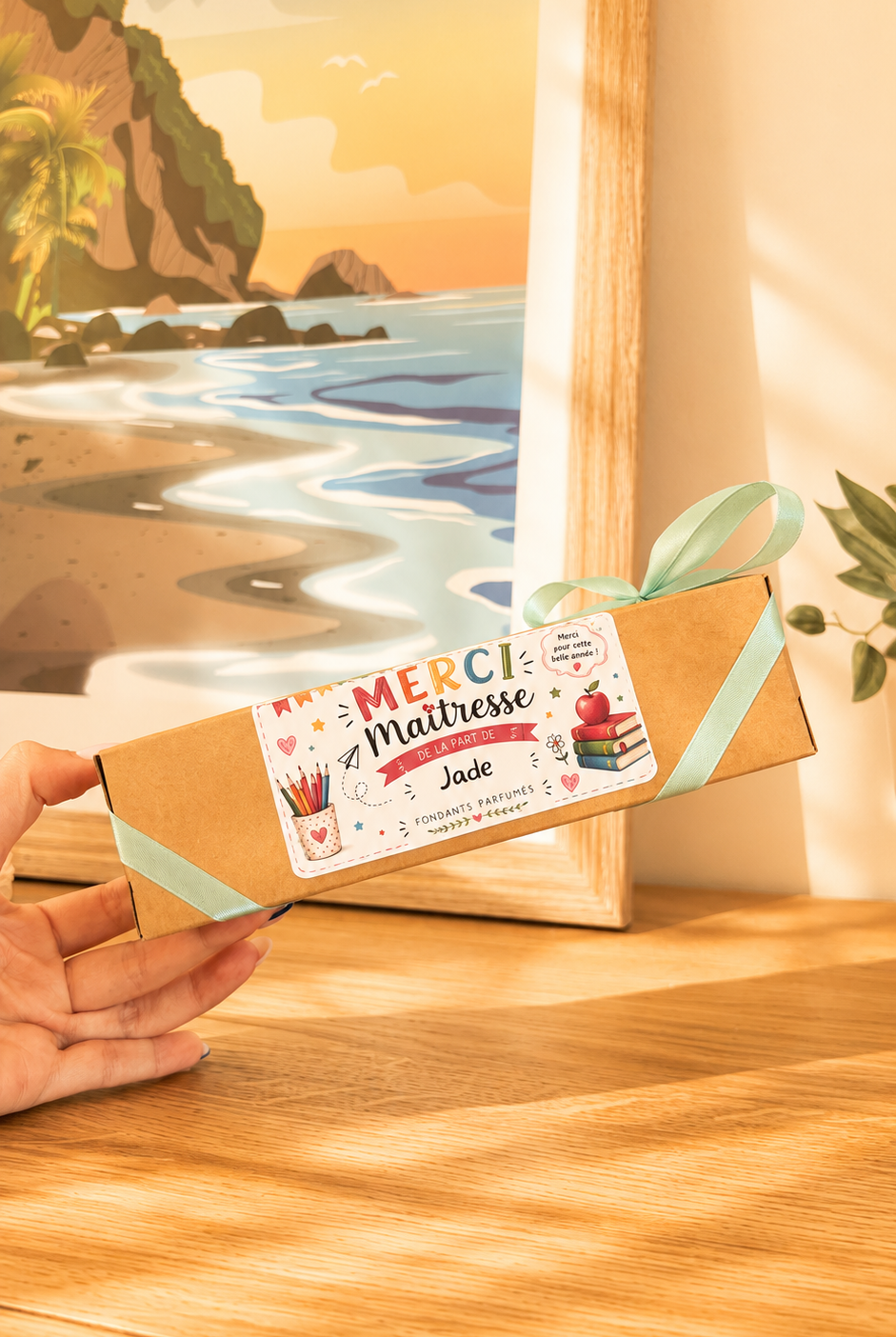 Idée cadeau personnalisée pour nounou, maîtresse ou ATSEM