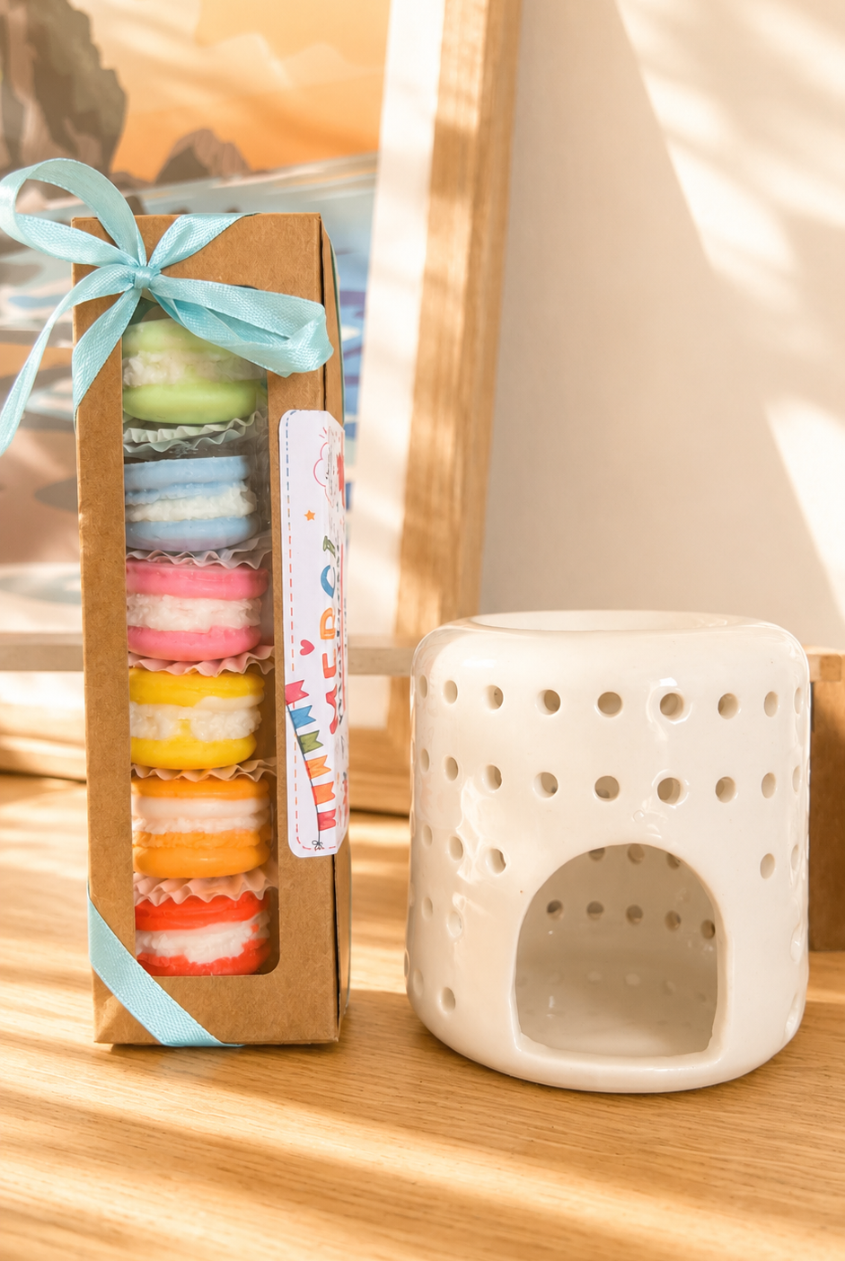 Cadeau artisanal pour maîtresse avec prénom de l'enfant