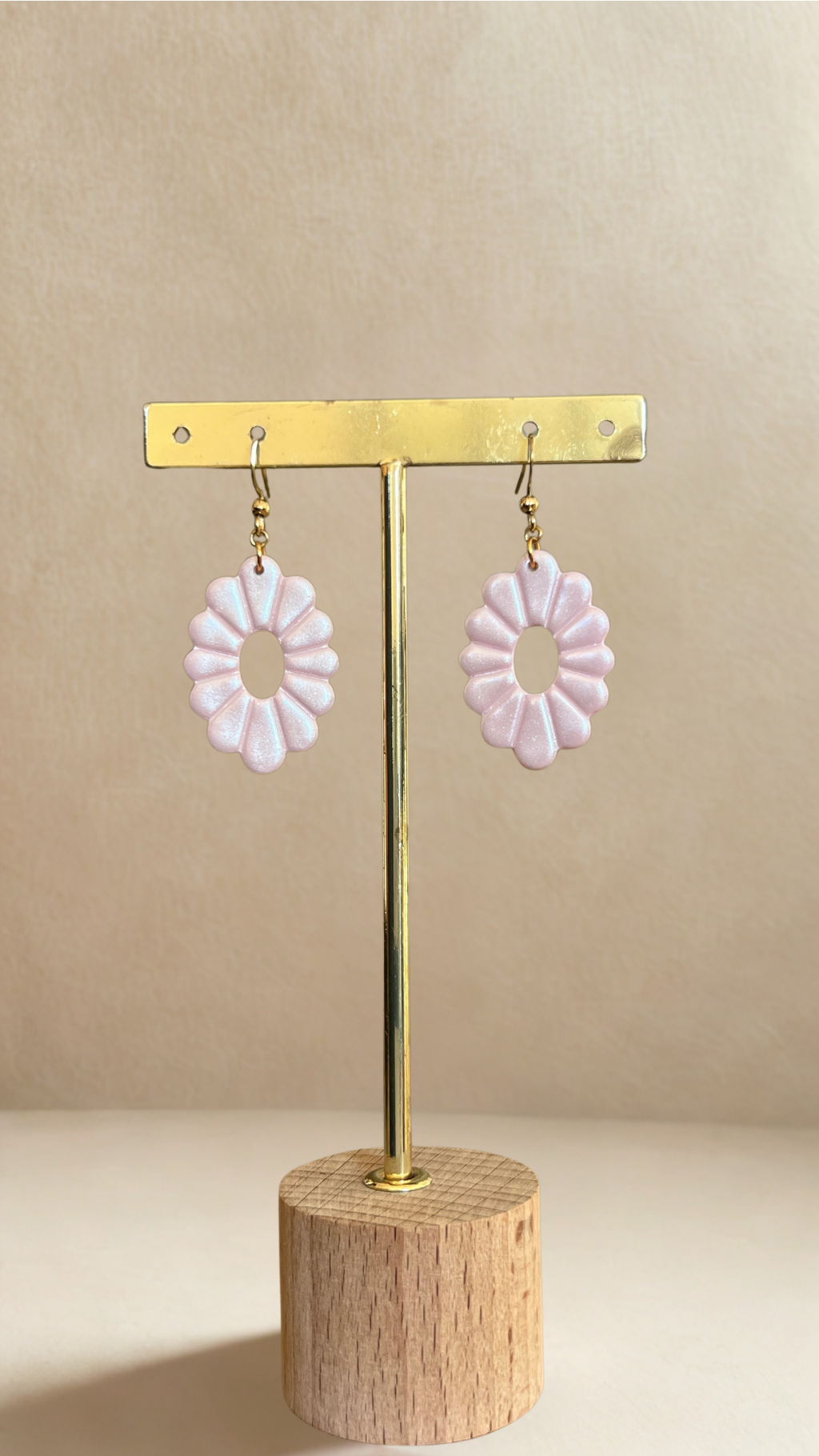 Boucles d'oreilles Luna - coloris rose