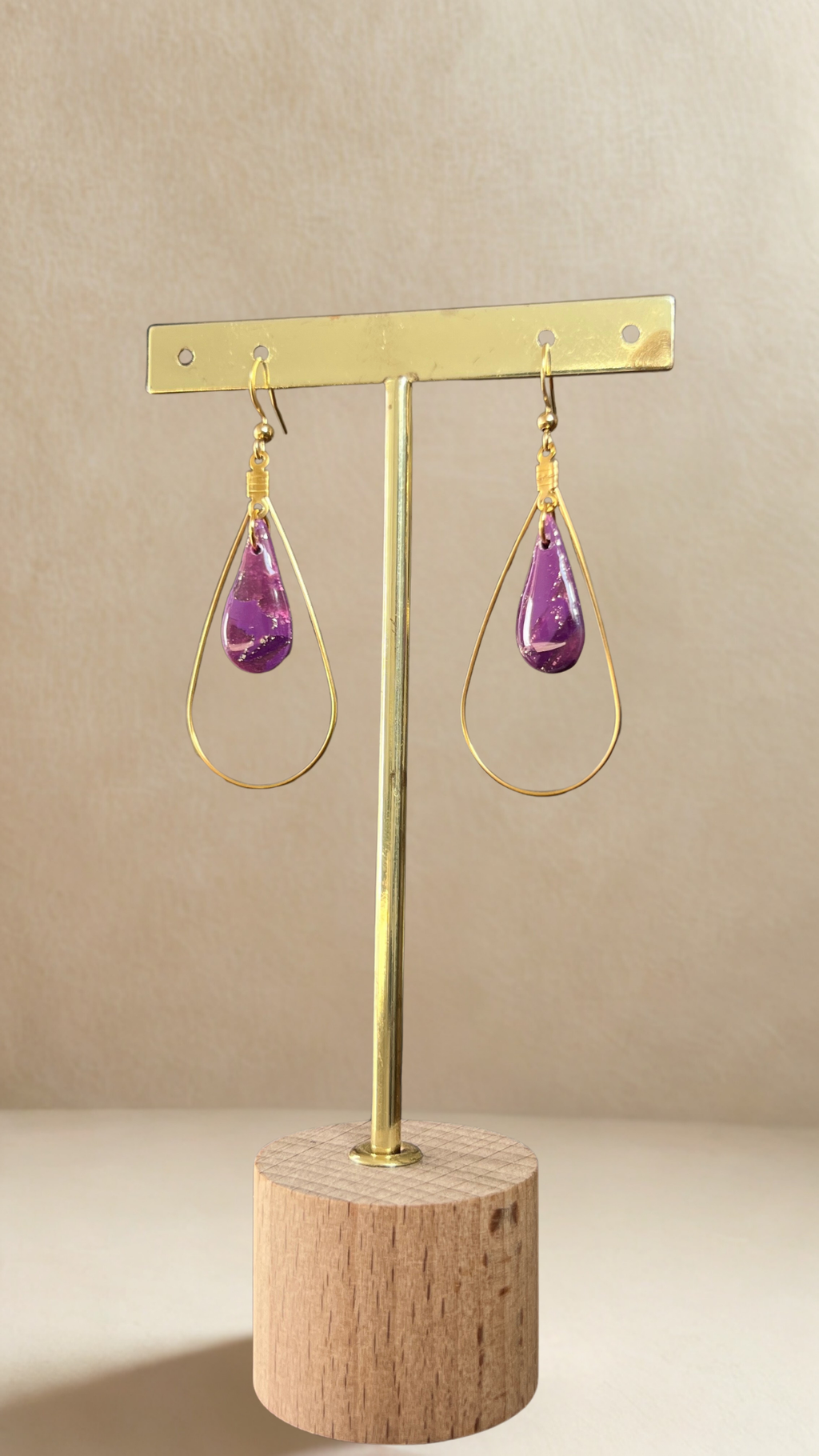 Boucles d'oreilles gouttes Aimée