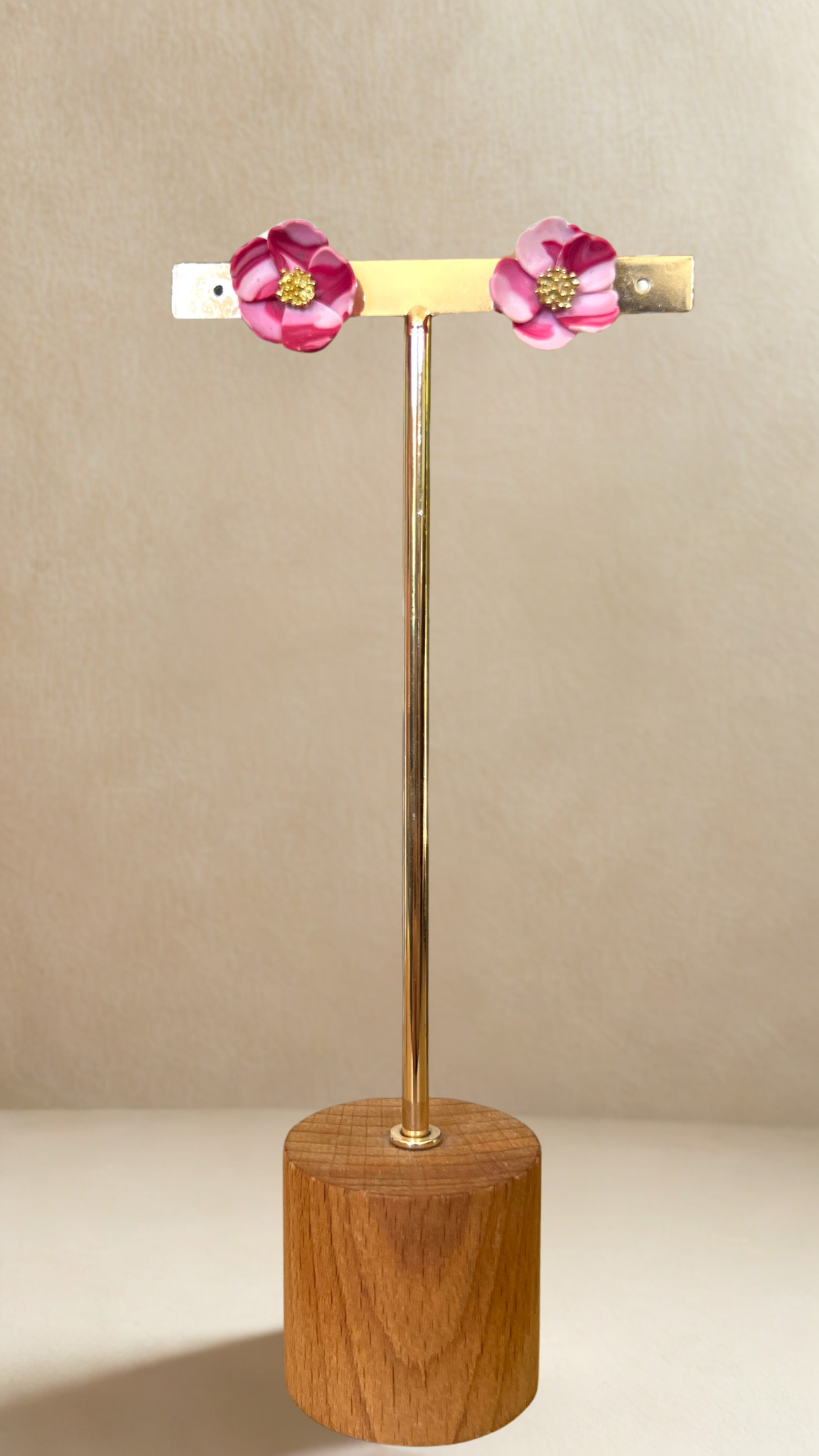 Puces d'oreilles fleurs