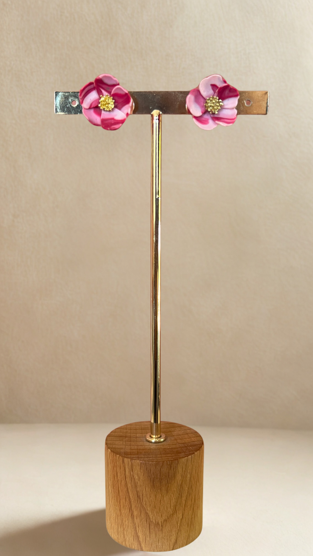 Puces d'oreilles fleurs