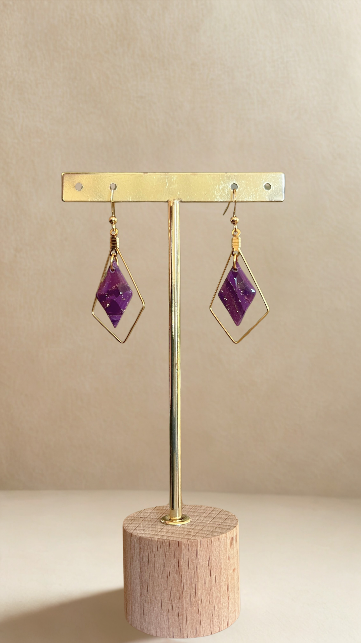Boucles d'oreilles Gaïa