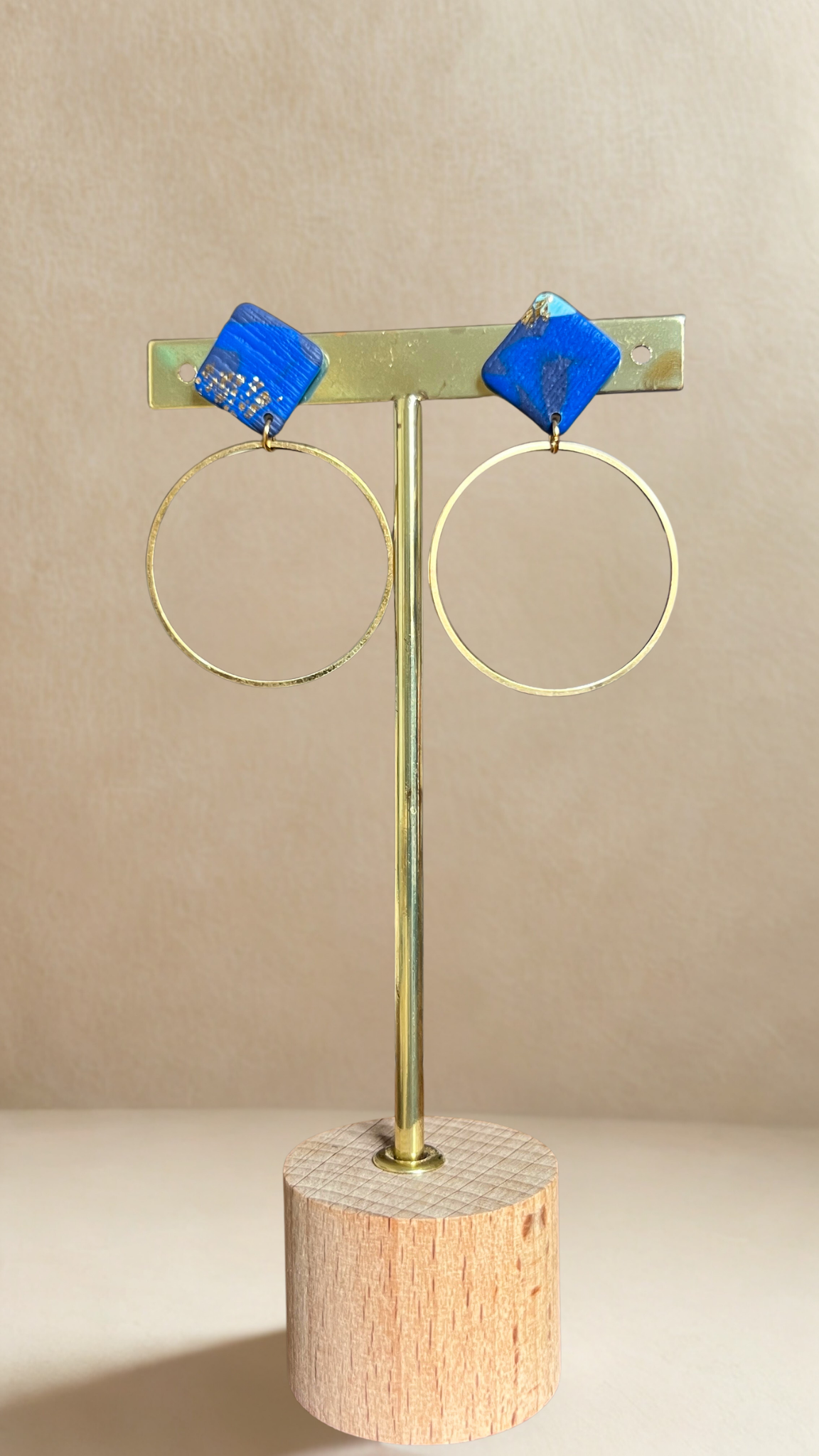 Boucles d'oreilles Livia - coloris bleu