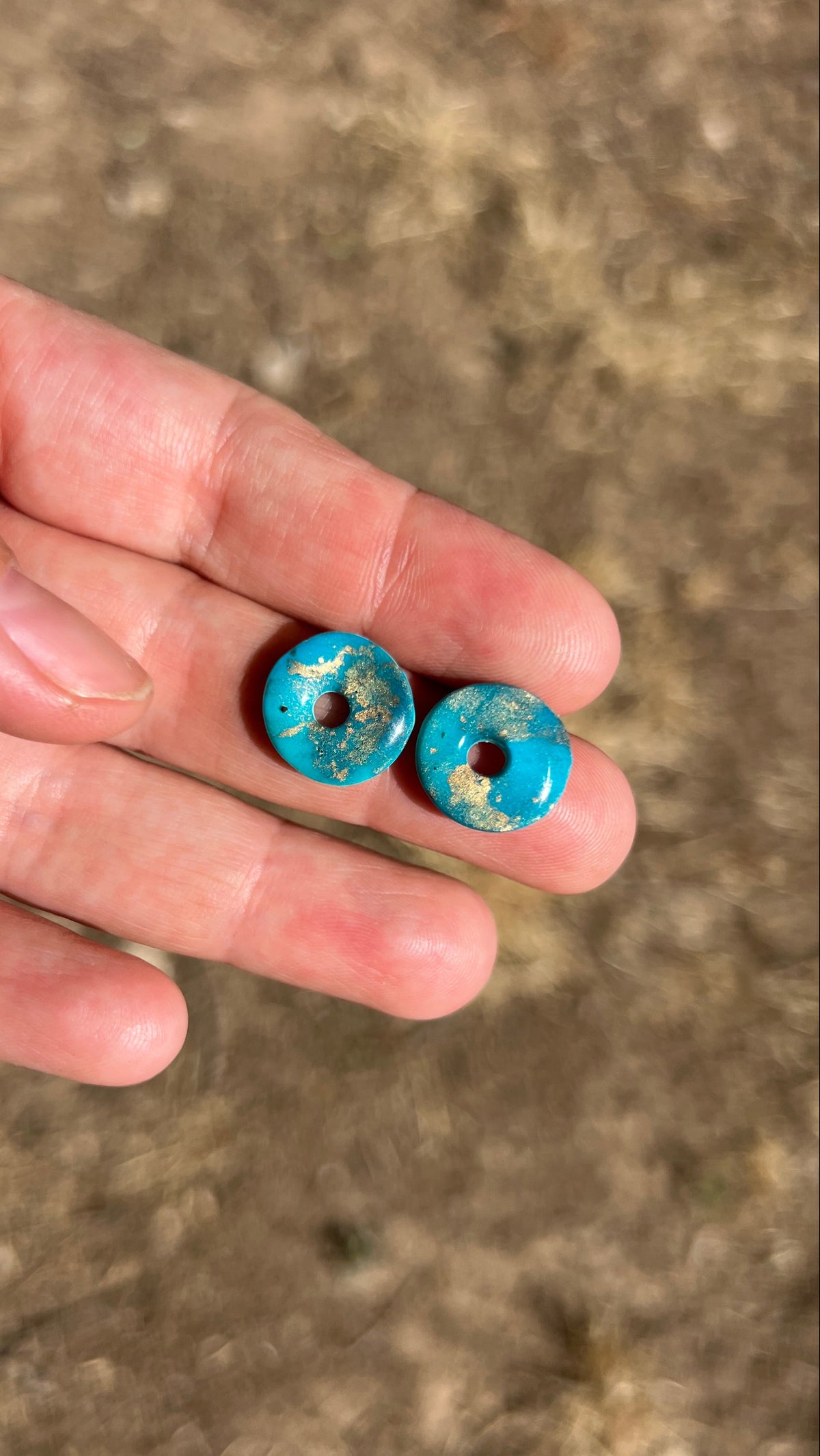 Boucles d’oreilles rondes – créoles à pampilles interchangeables - coloris bleu