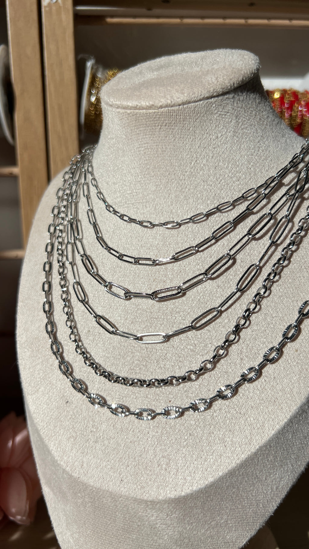 Chaînes en acier inoxydable – Base de ton collier à charms