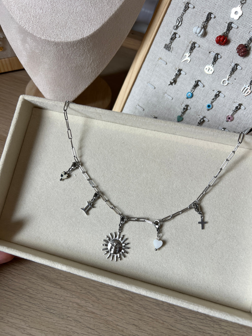 Chaînes en acier inoxydable – Base de ton collier à charms