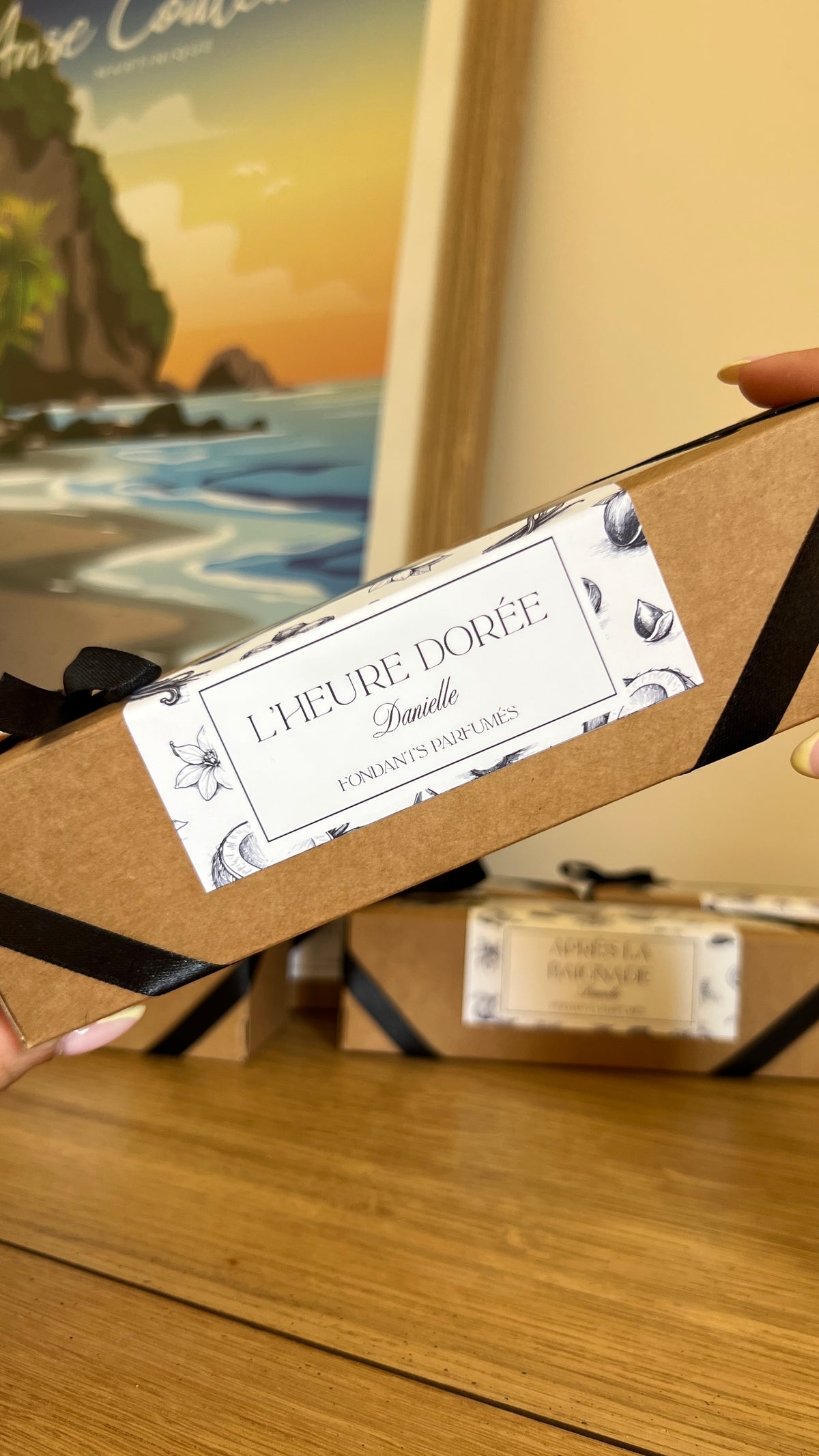 Boîte de 6 fondants parfumés – L’heure dorée