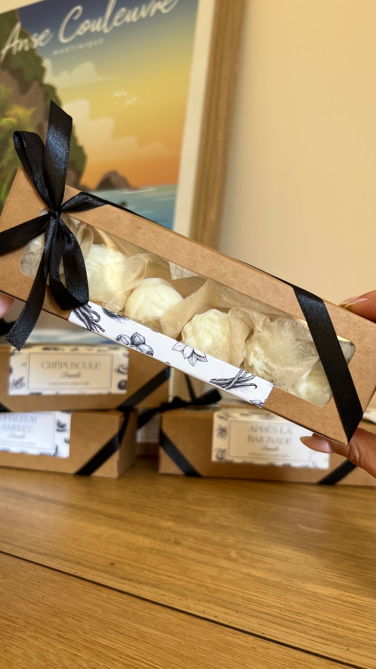 Boîte de 6 fondants parfumés – L’heure dorée