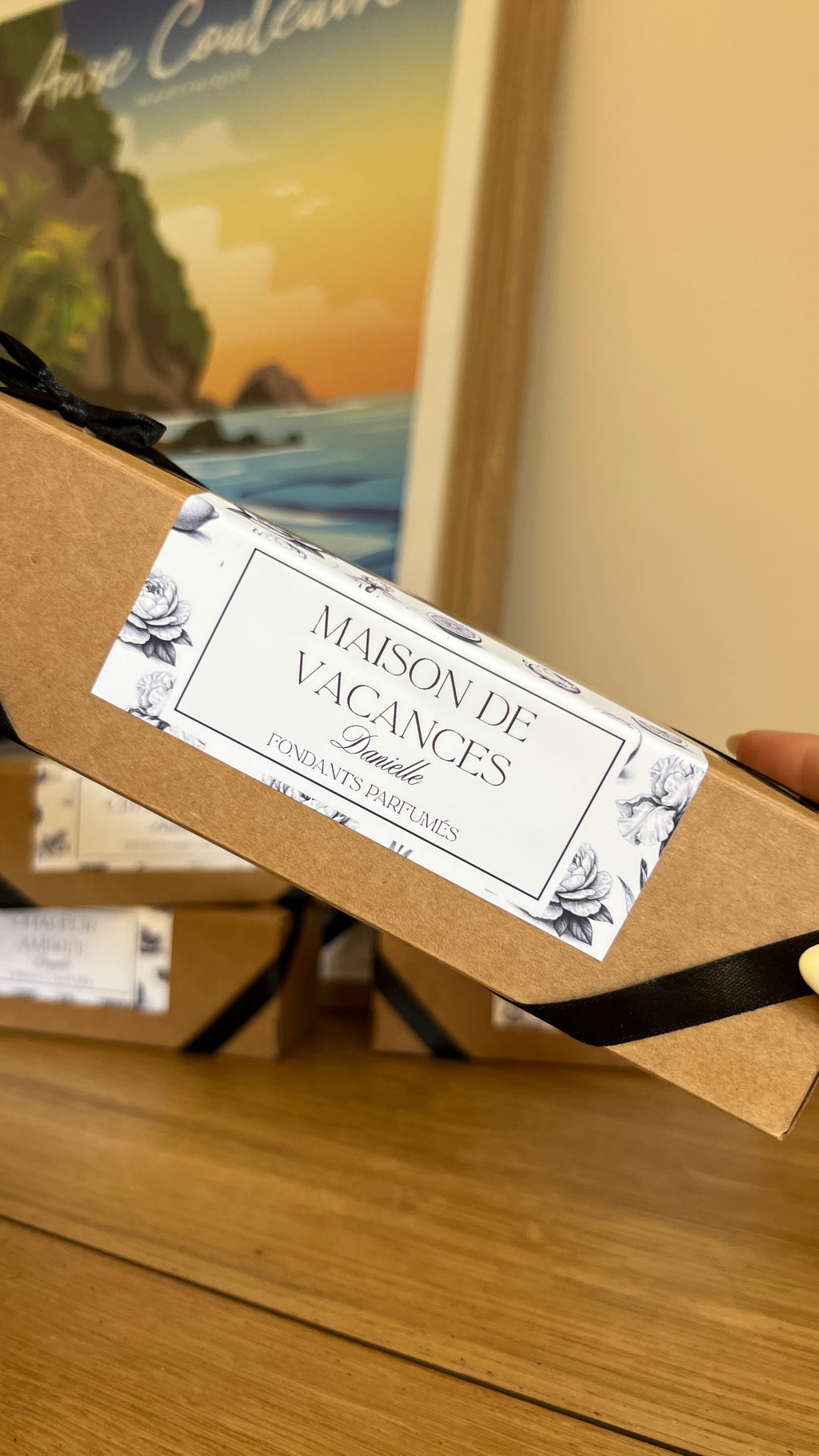 Boîte de 6 fondants parfumés – Maison de vacances