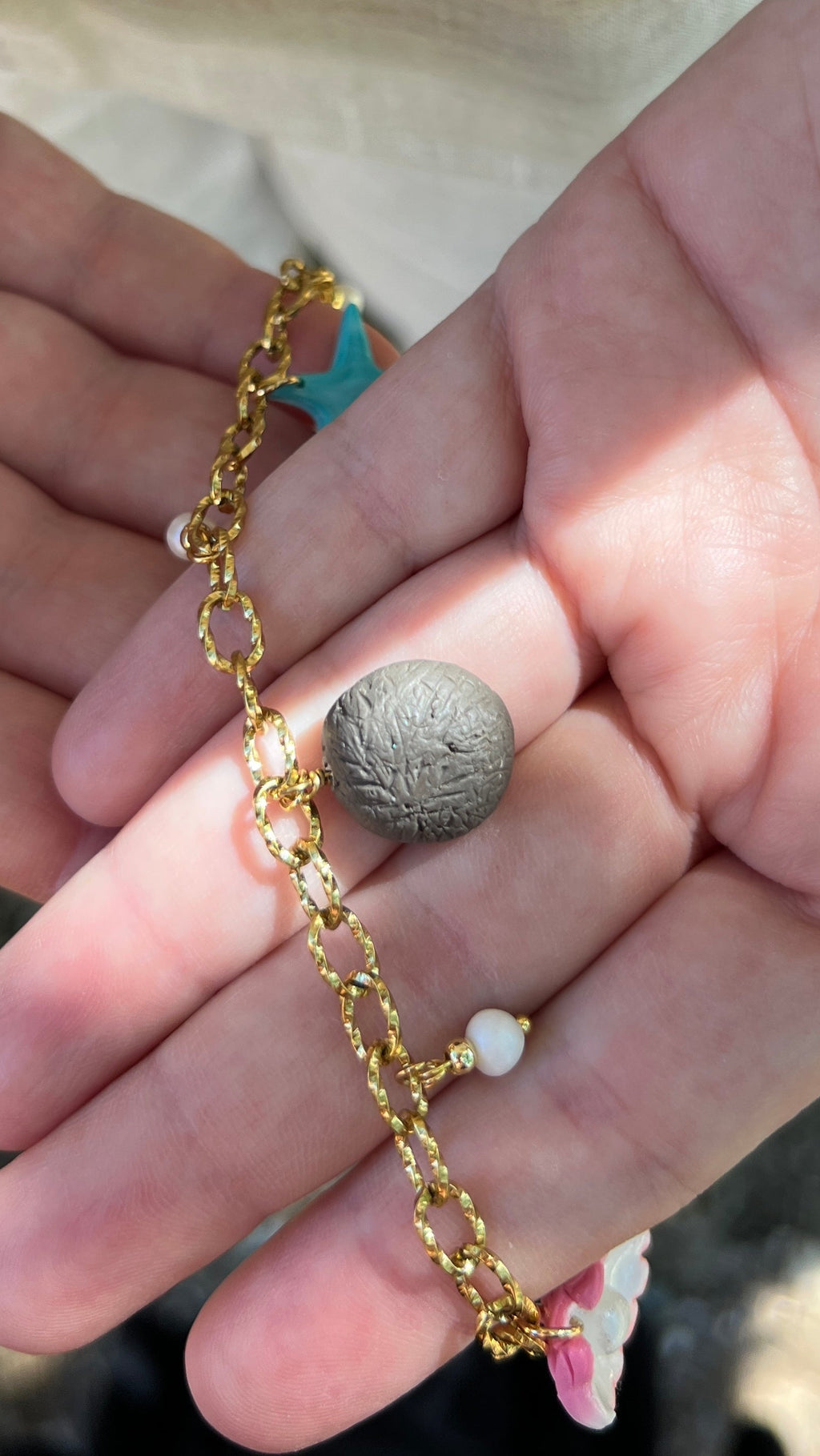 Collier à charms – Étoile de mer, noix de coco & coquillage