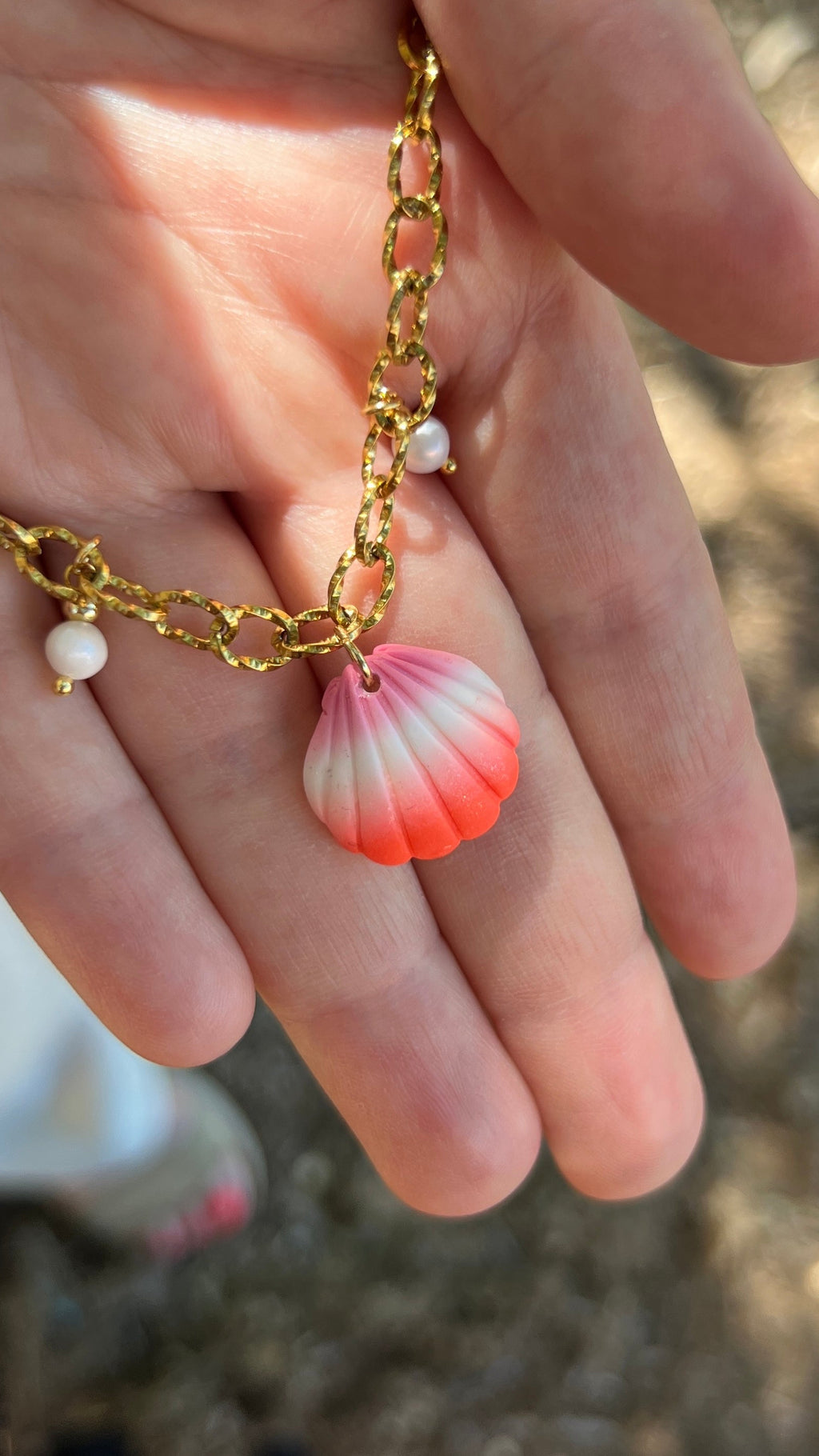 Collier à charms – Étoile de mer, noix de coco & coquillage