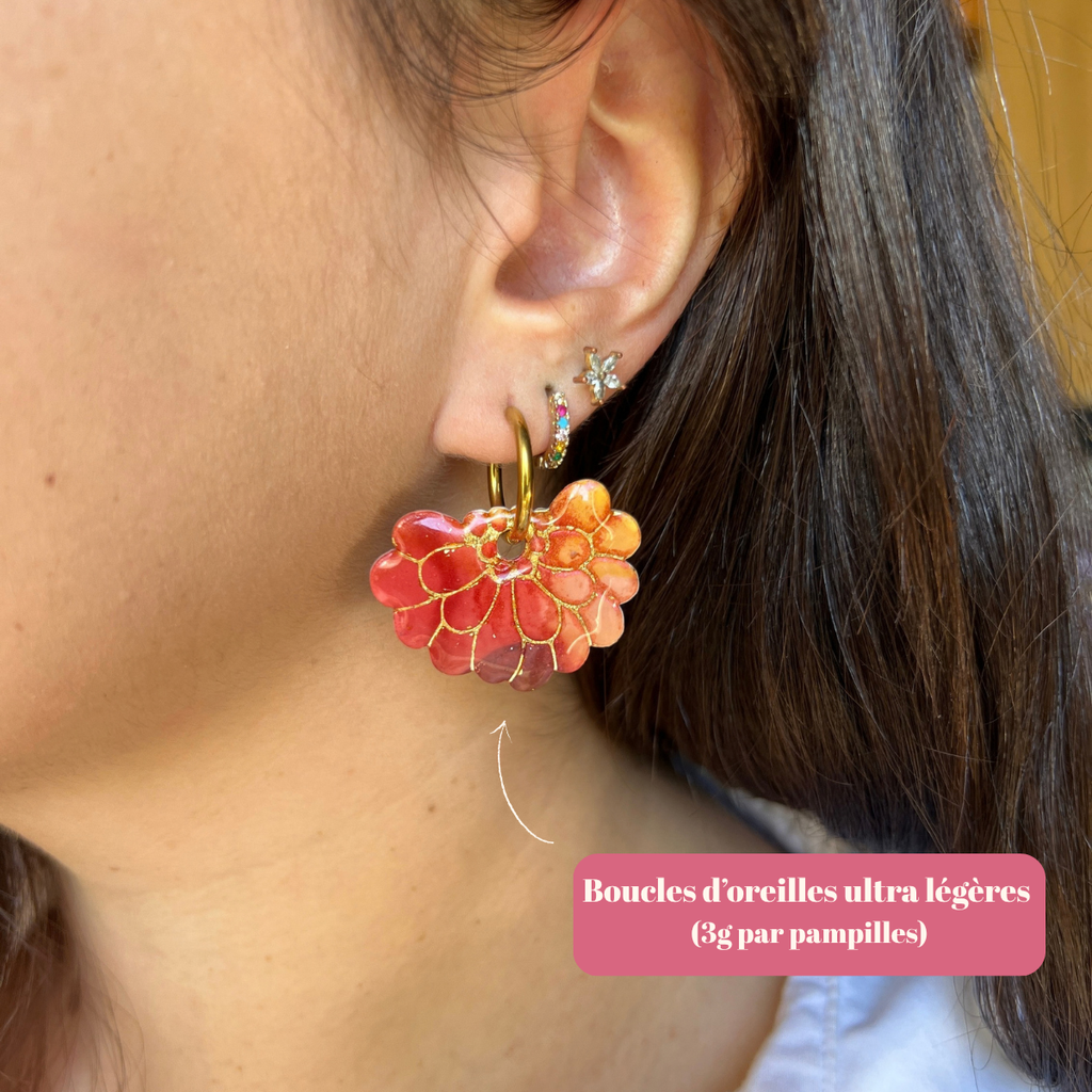 Box Couleurs d'Automne - Pampilles interchangeables avec créoles