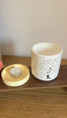 objet pour bruler la cire parfumée
